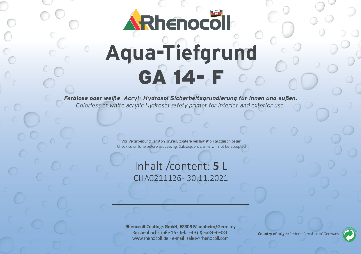 Aqua-Tiefgrund, GA 14- F  